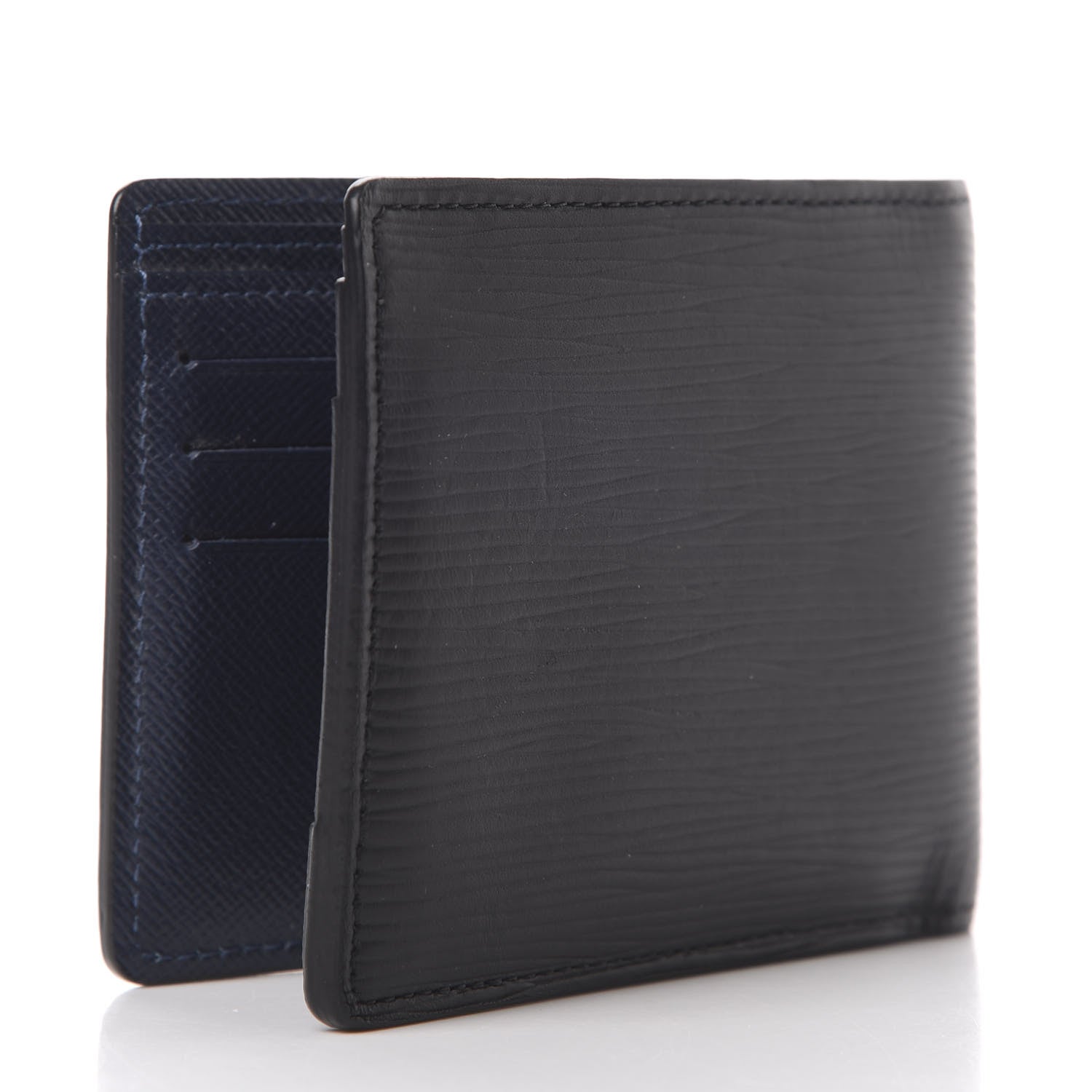 Louis Vuitton Epi Initials Multiple Wallet Blue Marine 3 of 7