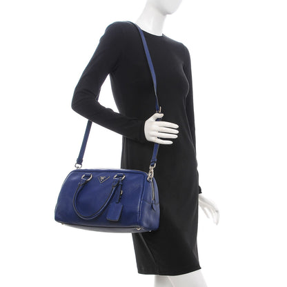 Prada Vitello Daino Bowler Inchiostro 2 of 9