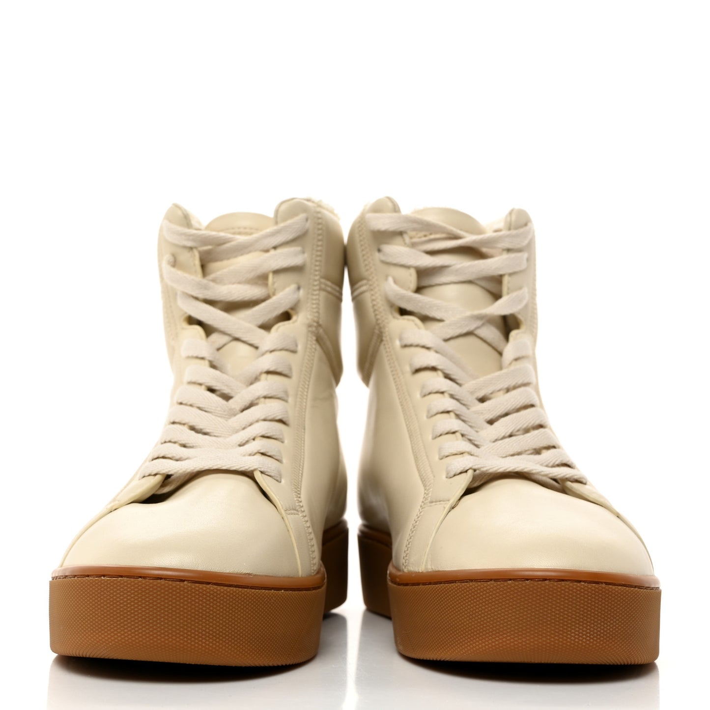 Lagoon Nappa The Quilt High Top Sneakers 41 Sea Salt