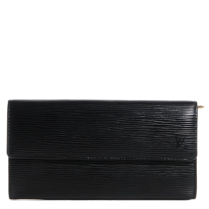 Louis Vuitton Epi Sarah Wallet Black 1 of 6