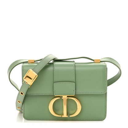 Christian Dior Smooth Calfskin Micro 30 Montaigne Flap Bag Mint Green 1 of 12