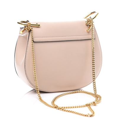 Chloe Suede Smooth Calfskin Mini Drew Shoulder Bag Cement Pink 2 of 10