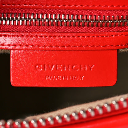 Givenchy Shiny Lord Calfskin Mini Antigona Red 6 of 10