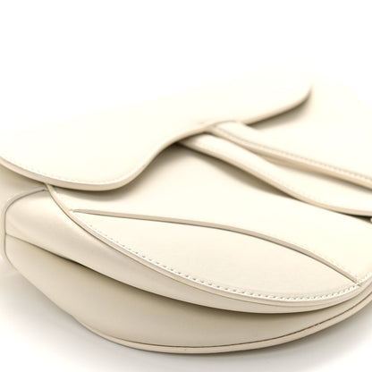 Christian Dior Ultra Matte Calfskin Saddle Bag Off White 9 of 12