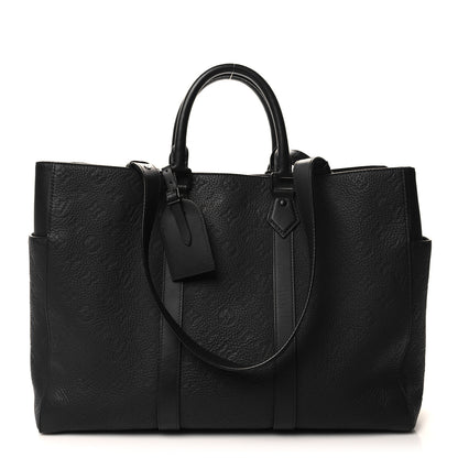 Louis Vuitton Taurillon Monogram Sac Plat 24H Black 1 of 10