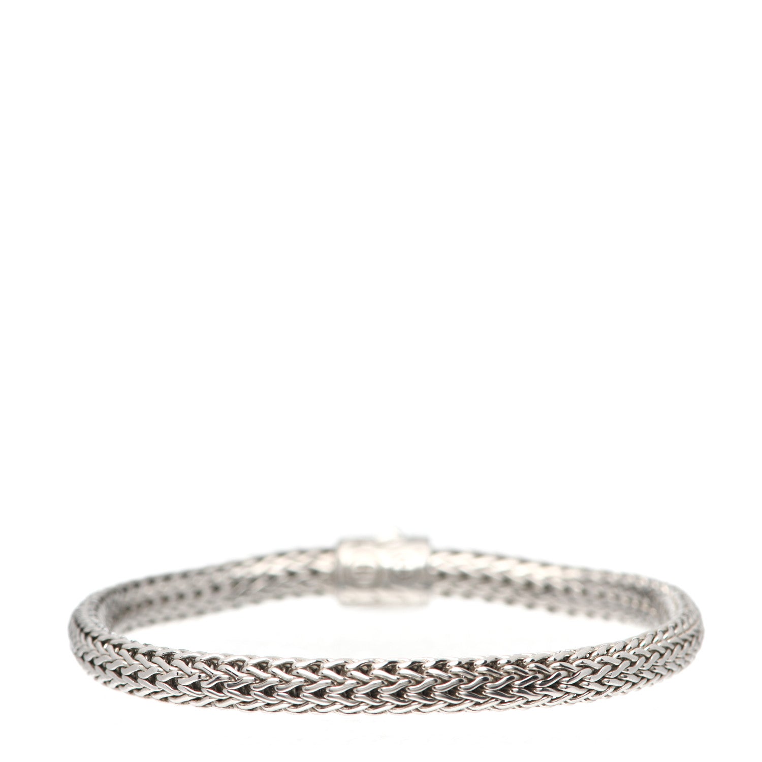 John Hardy Sterling Silver Diamond 5mm Classic Chain Bracelet 3 of 5