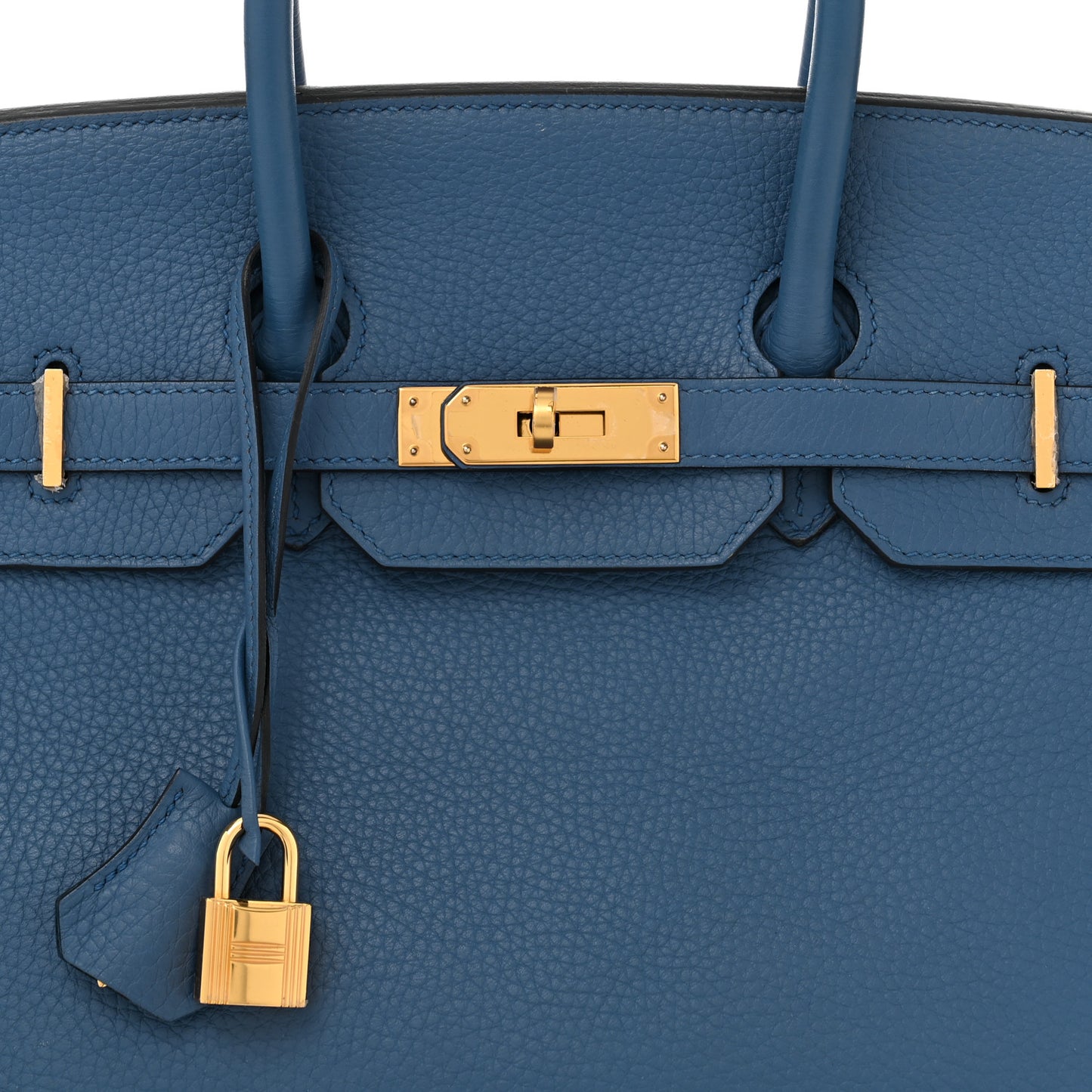 Togo Birkin 35 Bleu Agate