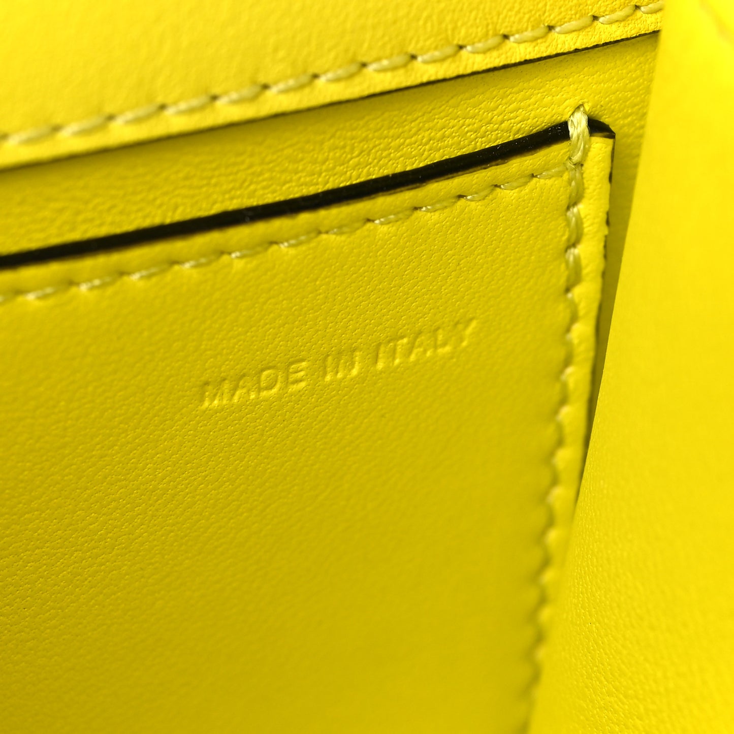 Calfskin Vlogo Small Loco Shoulder Bag Shocking Yellow