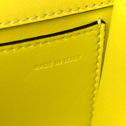 Valentino Garavani Calfskin Vlogo Small Loco Shoulder Bag Shocking Yellow 7 of 9