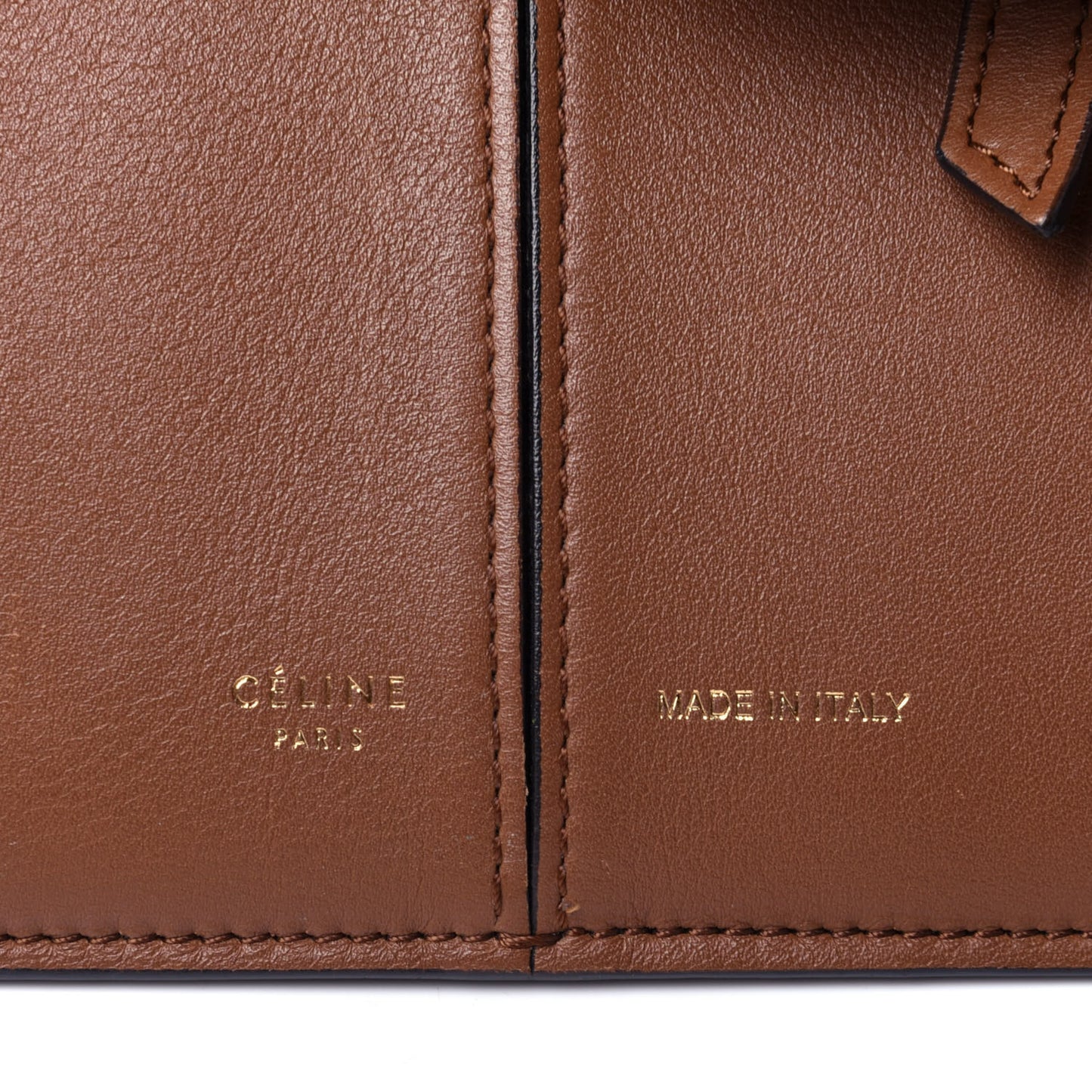 Smooth Calfskin Suede Small Tri-Fold Bag Camel