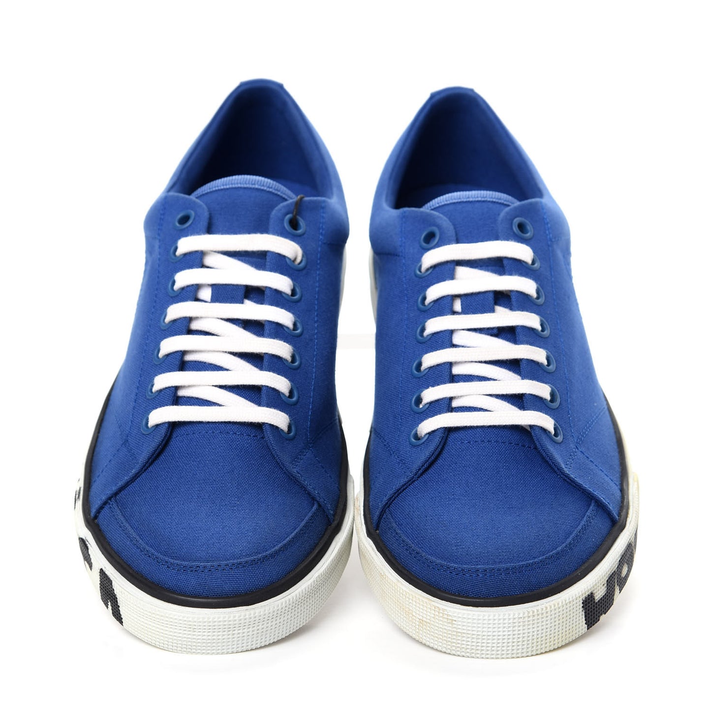 Cotton Canvas Match Graffiti Sneakers 41 Bleu Black