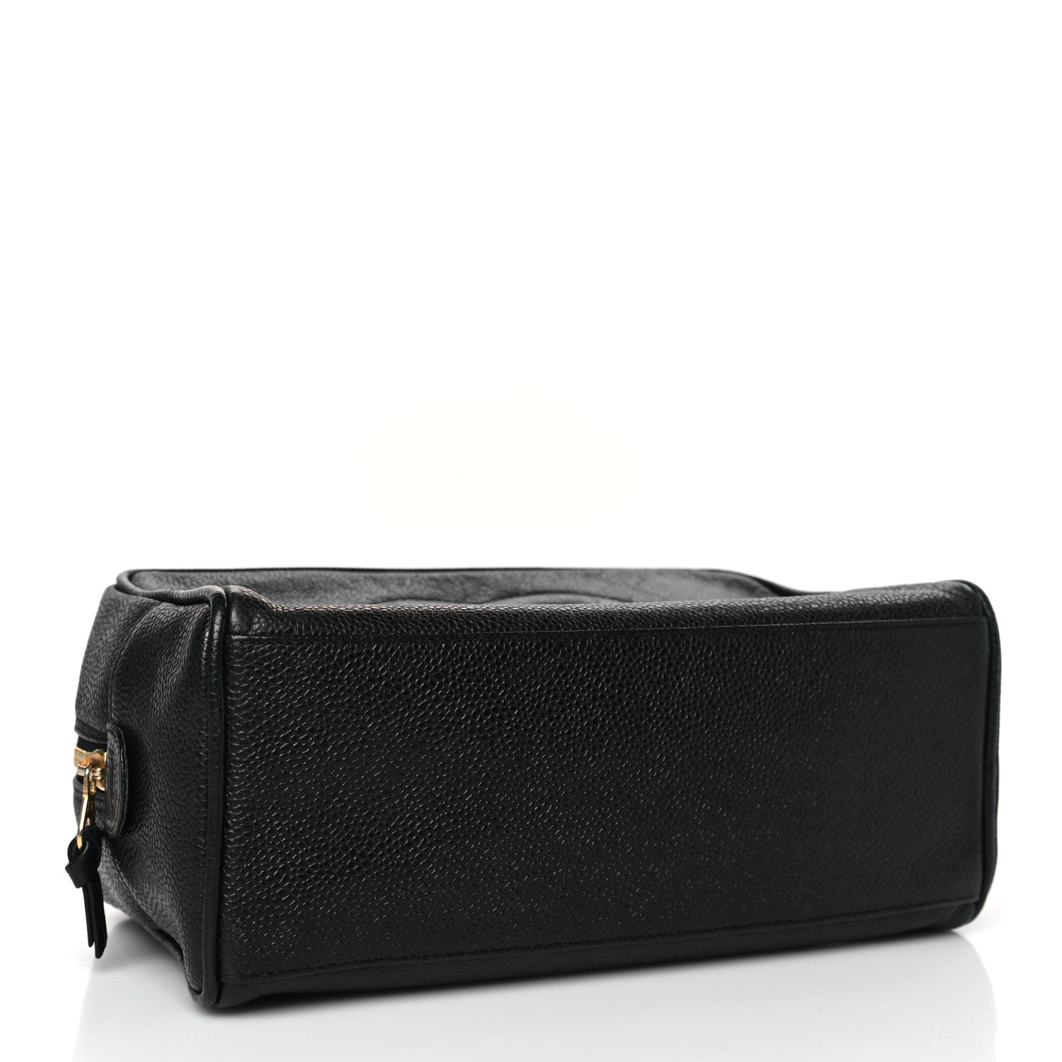 Chanel Caviar Timeless CC Cosmetic Pouch Bag Black 4 of 9