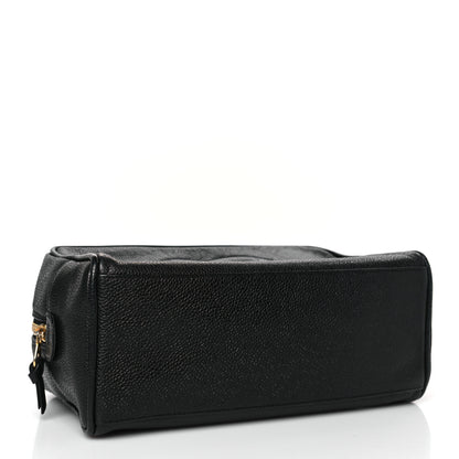 Chanel Caviar Timeless CC Cosmetic Pouch Bag Black 4 of 9