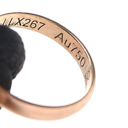 Cartier 18K Pink Yellow White Gold Trinity Adjustable Cord Bracelet Black 5 of 7