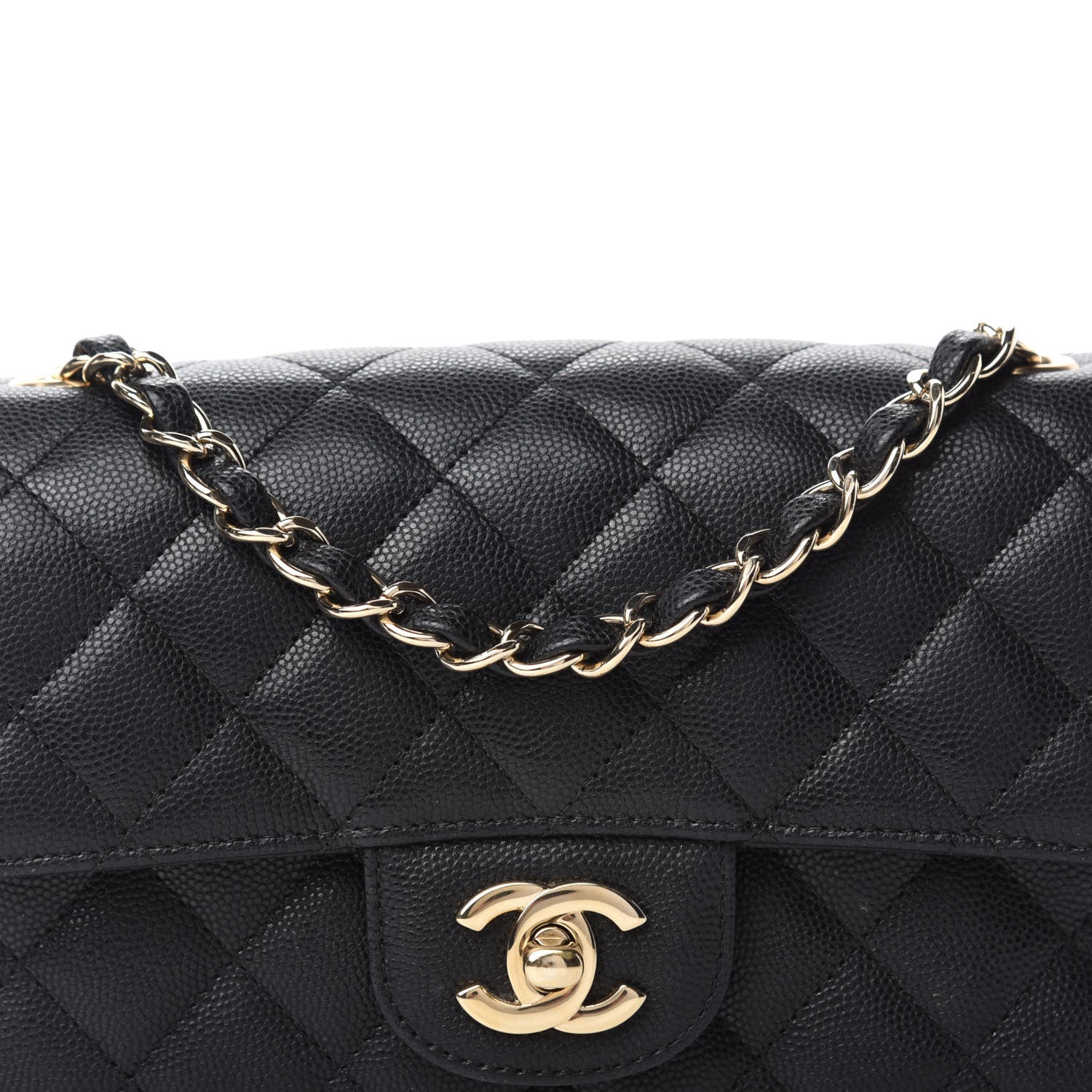 Chanel Caviar Quilted Mini Rectangular Flap Black 10 of 11