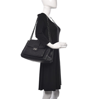 Chanel Caviar Mademoiselle Accordion Flap Black 2 of 8