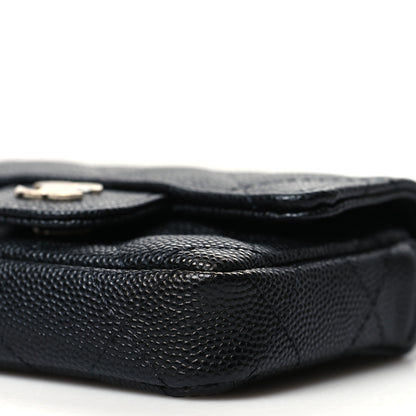 Chanel Caviar Quilted Mini Chain Belt Bag Black 11 of 11