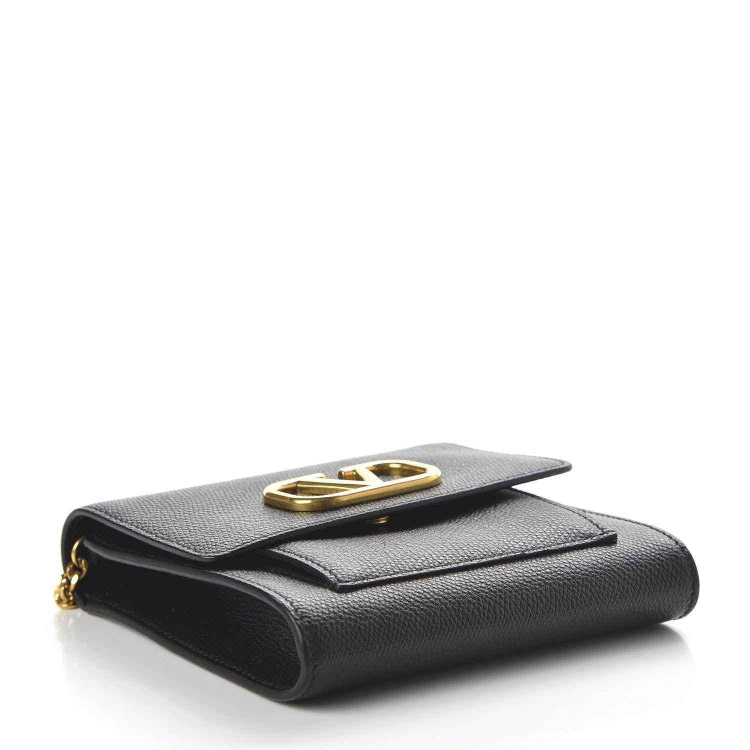 Valentino Garavani Calfskin VLogo Crossbody Bag Black 4 of 10