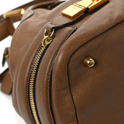 Chloe Calfskin Cary Zipped Shoulder Bag Taupe 10 of 11