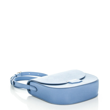 Celine Grained Calfskin Compact Trotteur Porcelain 4 of 6