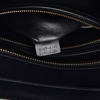 Celine Bullhide Calfskin Mini Bi-Color Luggage Black White 6 of 16