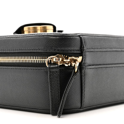 Chanel Caviar Quilted Medium CC Filigree Vanity Case Black 10 of 14
