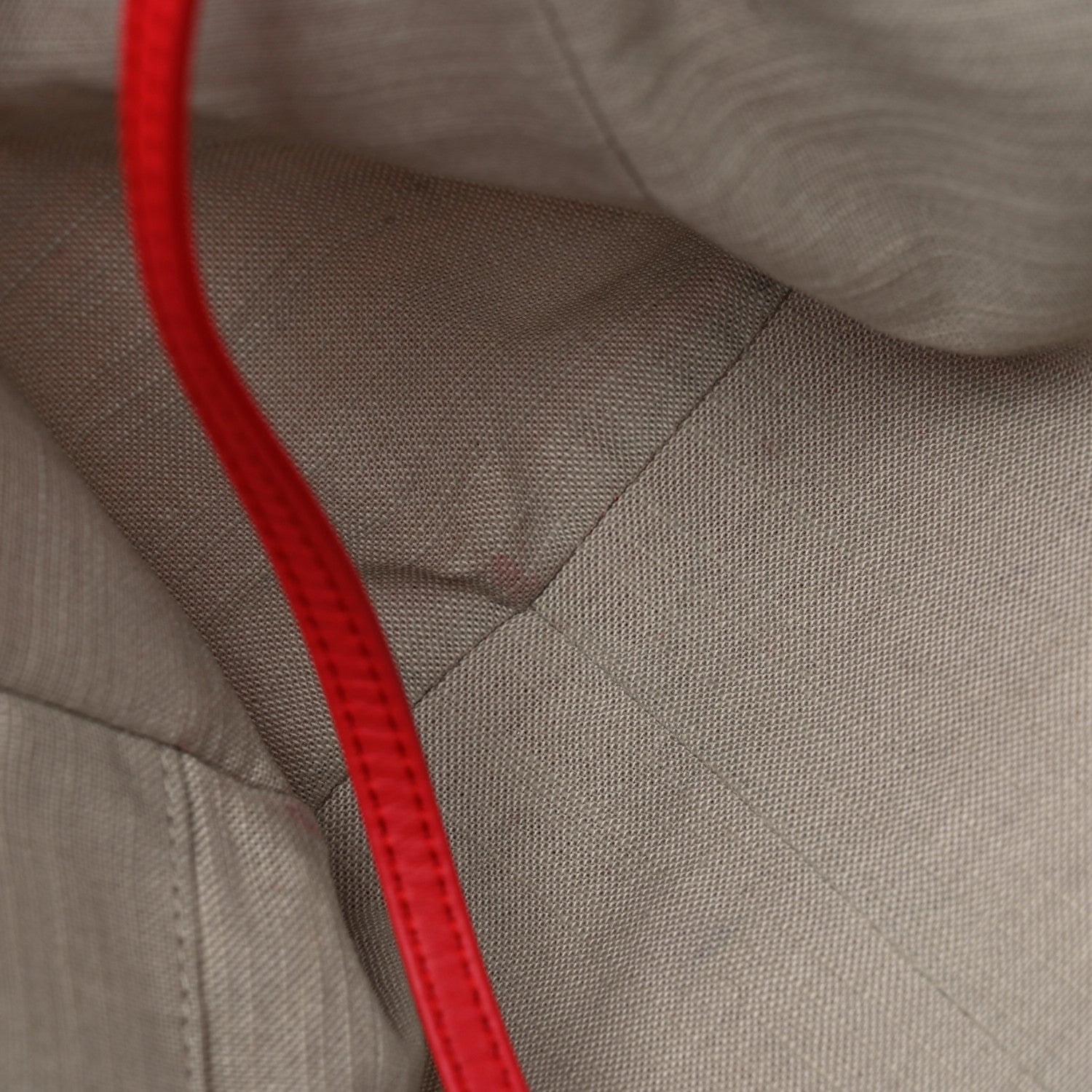 Chanel Mixed Fibers Small Deauville Tote Red 13 of 15