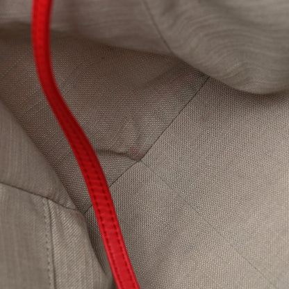 Chanel Mixed Fibers Small Deauville Tote Red 13 of 15