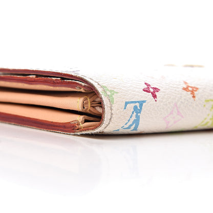 Louis Vuitton Monogram Multicolor Sarah Wallet White 14 of 19