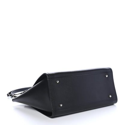Chanel Caviar Small Studded Deauville Tote Black 4 of 9