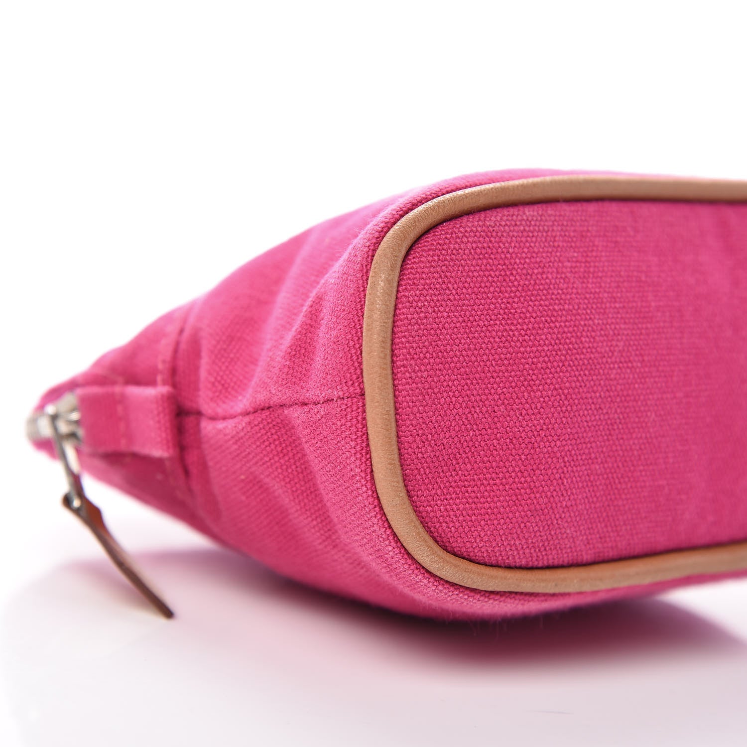 Hermes Cotton Canvas Bolide Travel Cosmetic Pouch 8 of 14