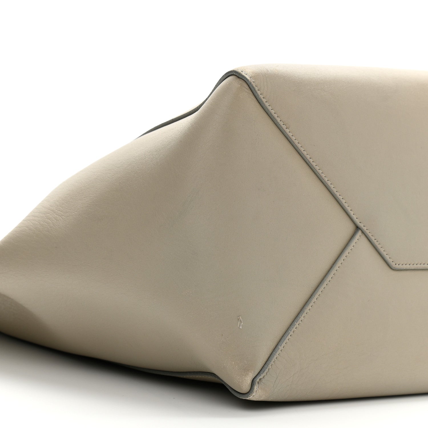 Celine Smooth Calfskin Small Belt Cabas Phantom Taupe 9 of 12