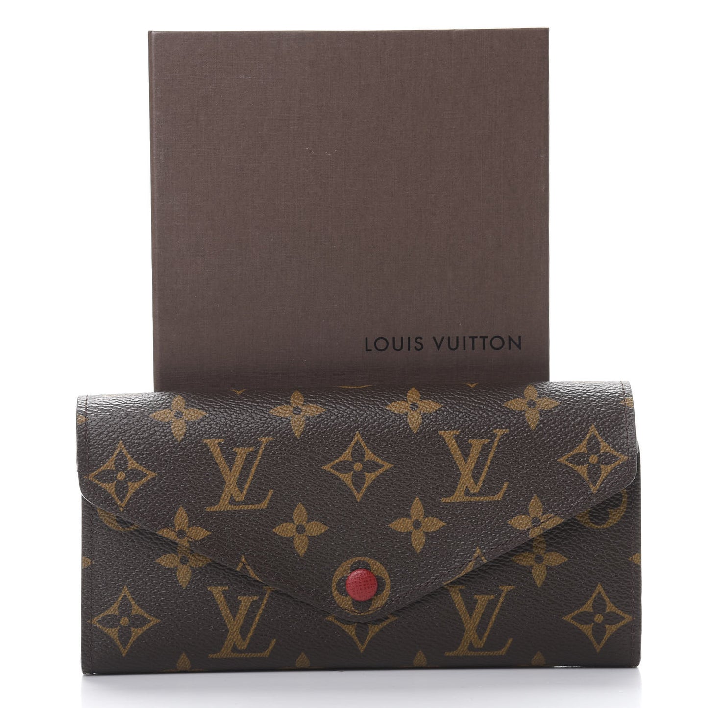 Monogram Josephine Wallet Red