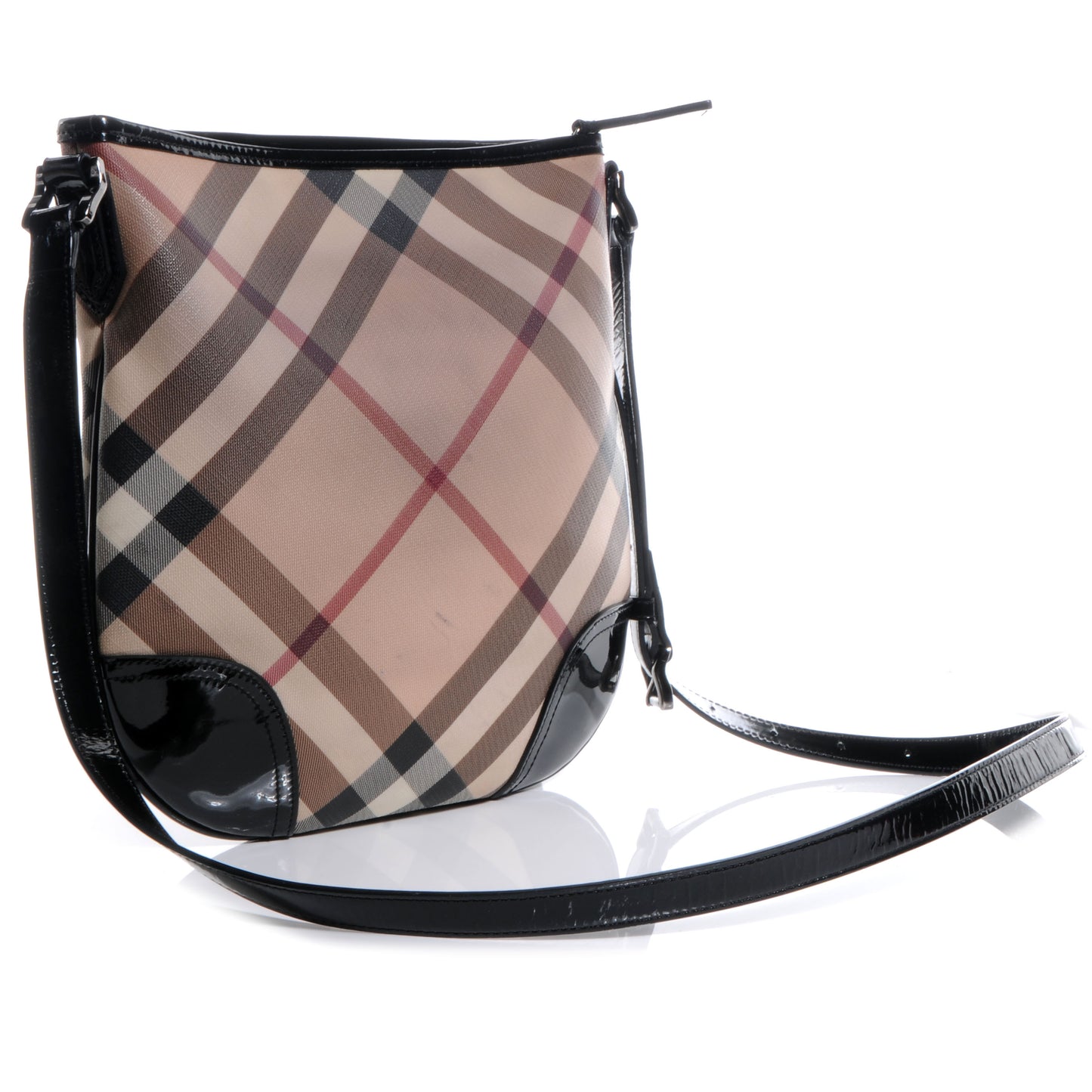 Supernova Check Small Dryden Crossbody Bag Black