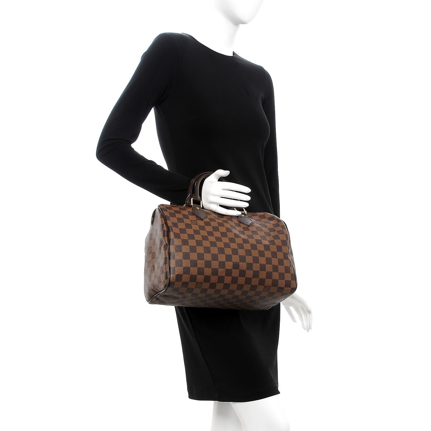 Louis Vuitton Damier Ebene Speedy 30 2 of 13