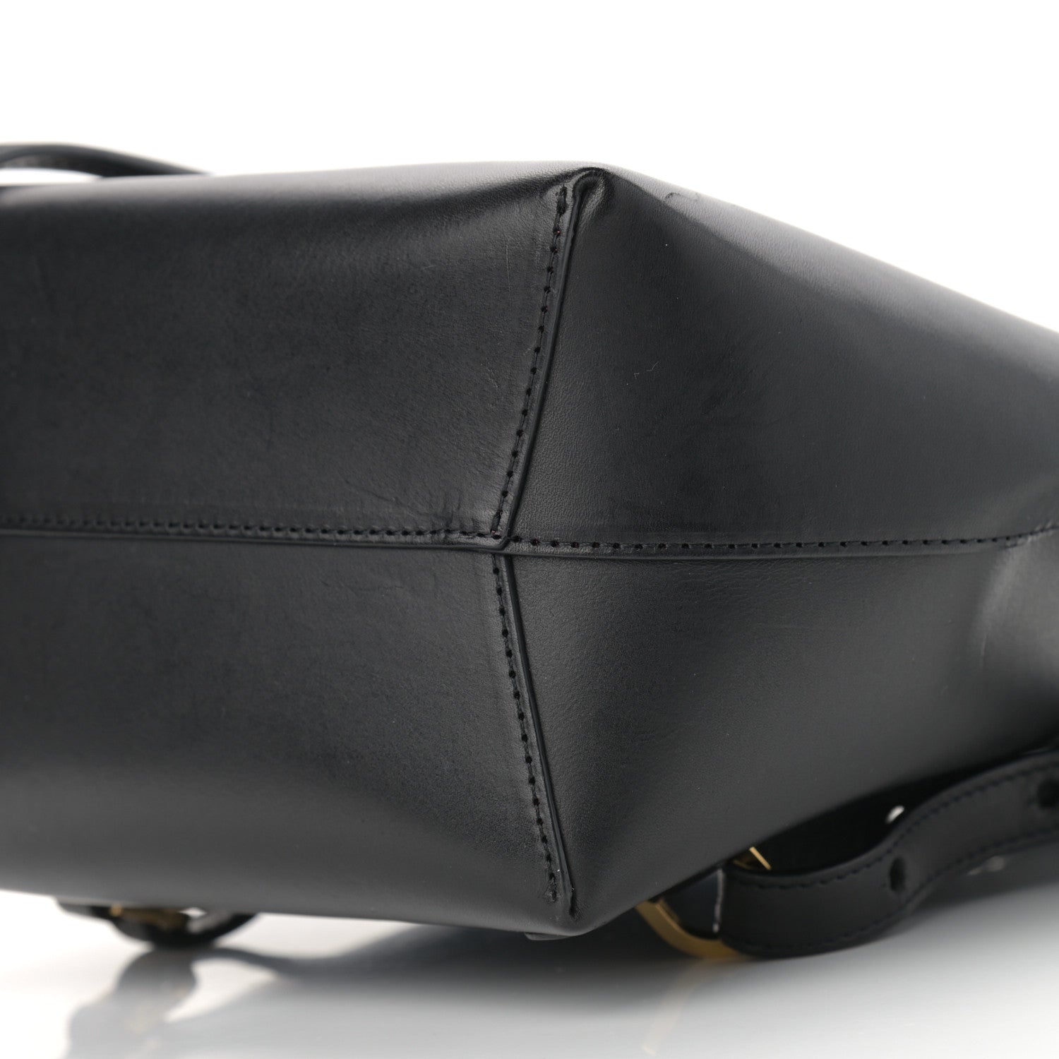 Mansur Gavriel Vegetable Tanned Calfskin Backpack Black Dolly 9 of 10