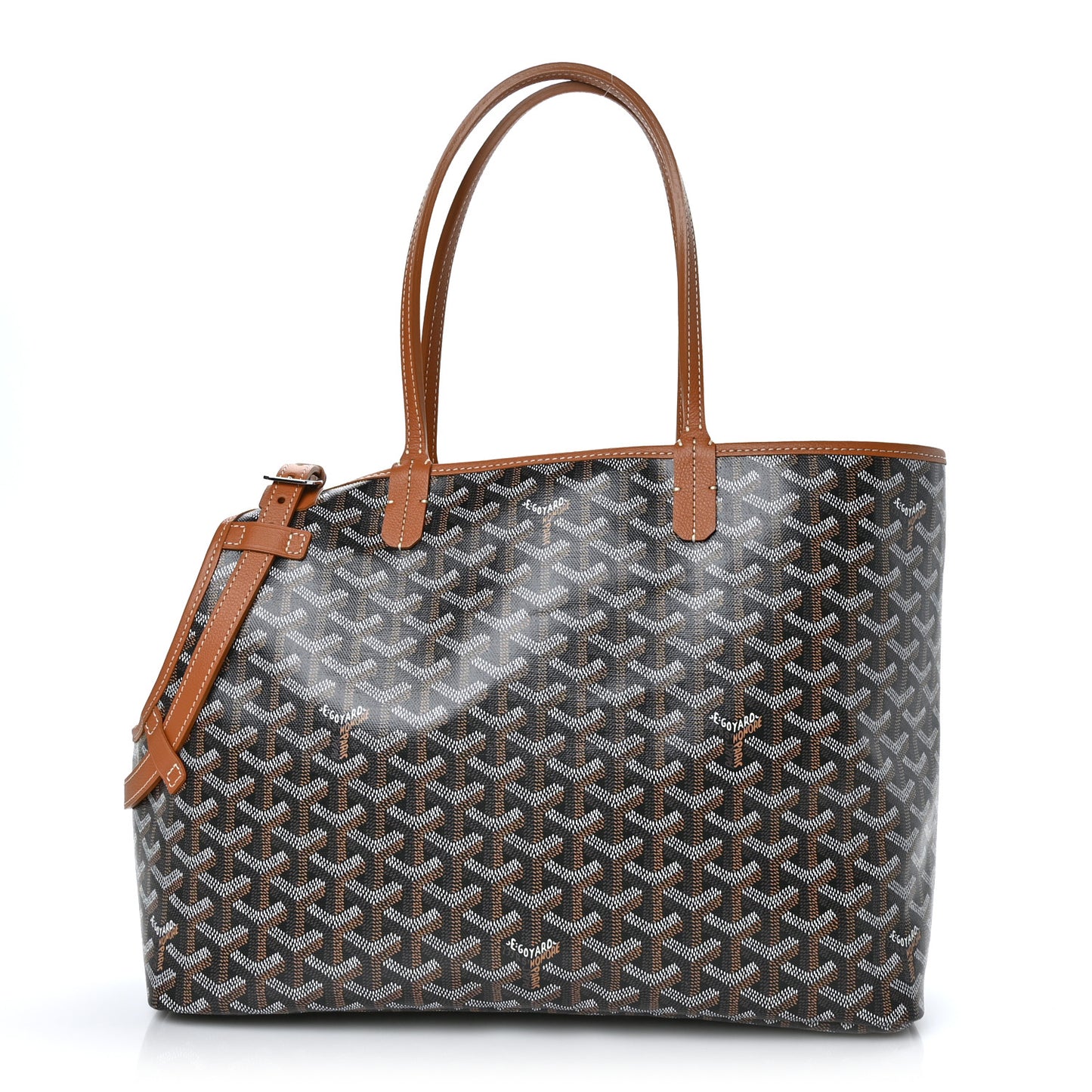 Goyardine Chien Gris Bag Black Gold