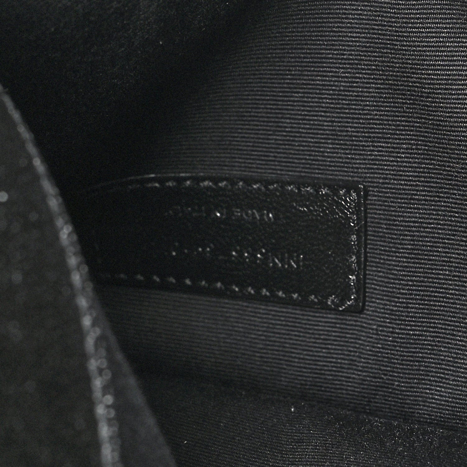 Saint Laurent Grain De Poudre Uptown Pouch Black 7 of 10