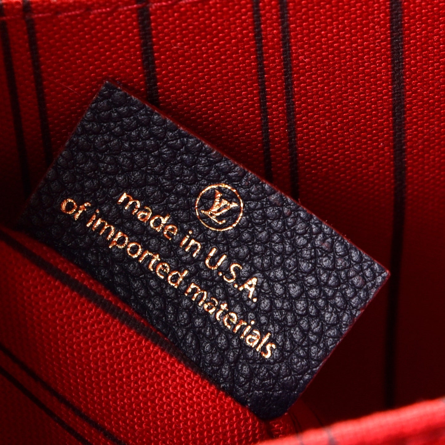 Empreinte Pochette Metis Marine Rouge