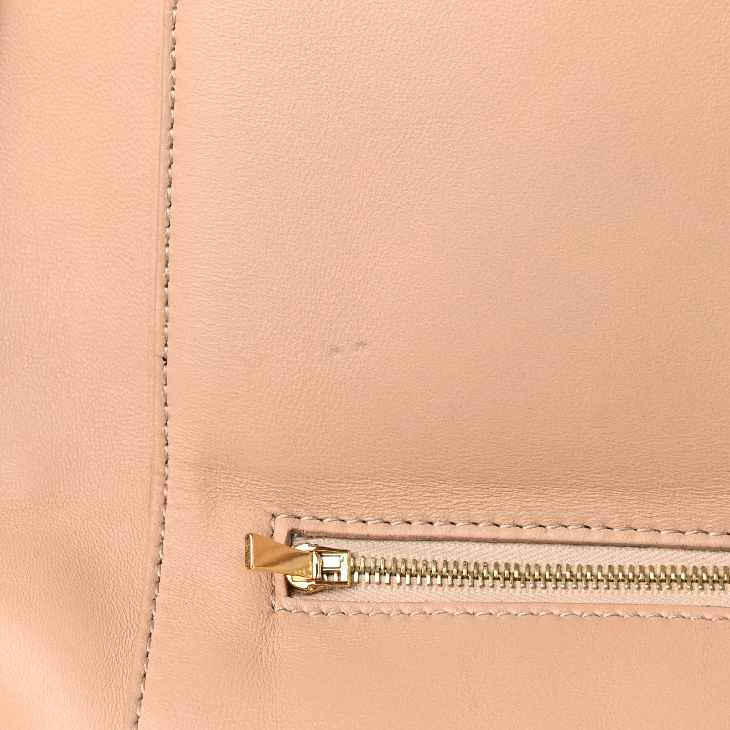 Celine Calfskin Folded Clutch Beige 10 of 16