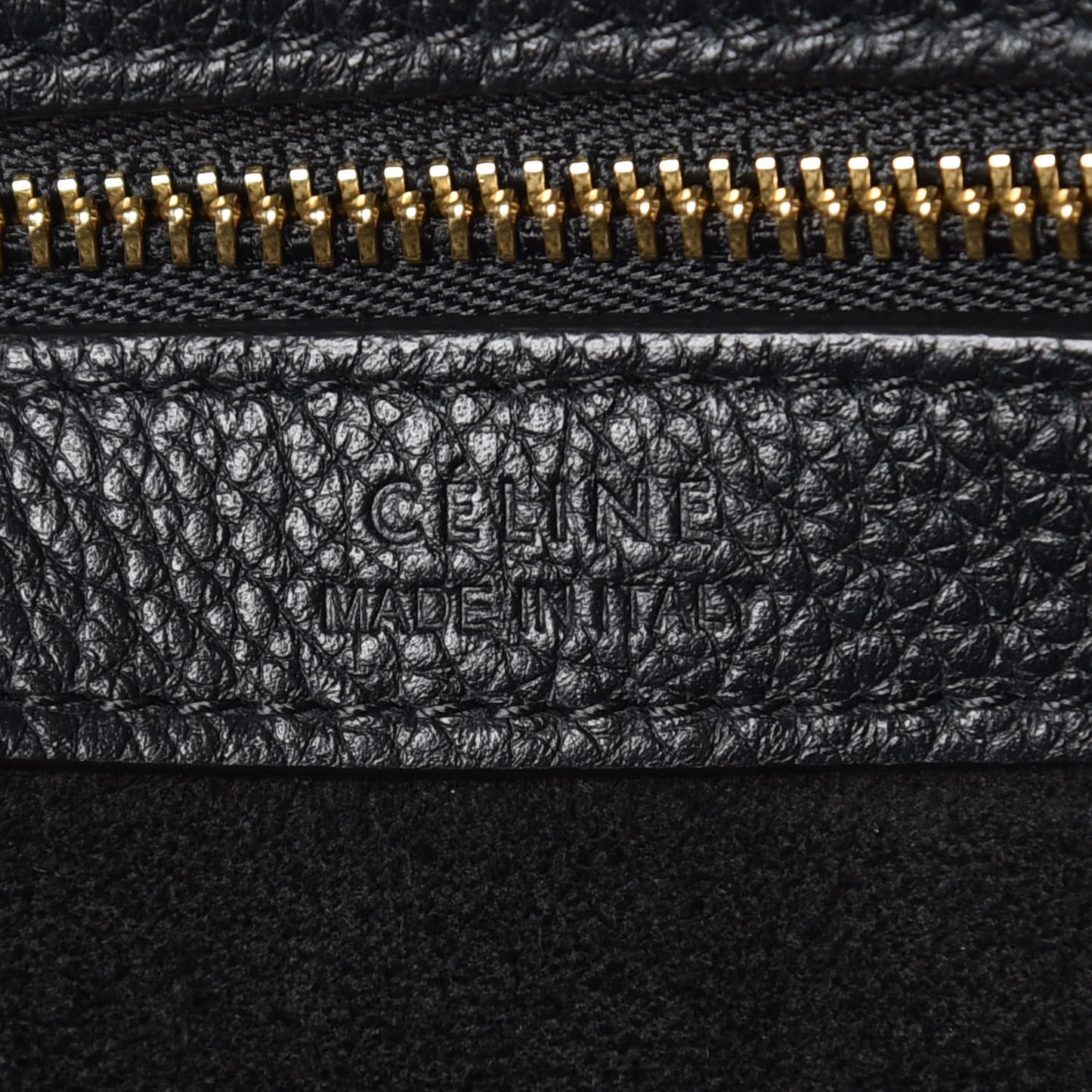 Soft Grained Calfskin Medium Belt Cabas Phantom Black