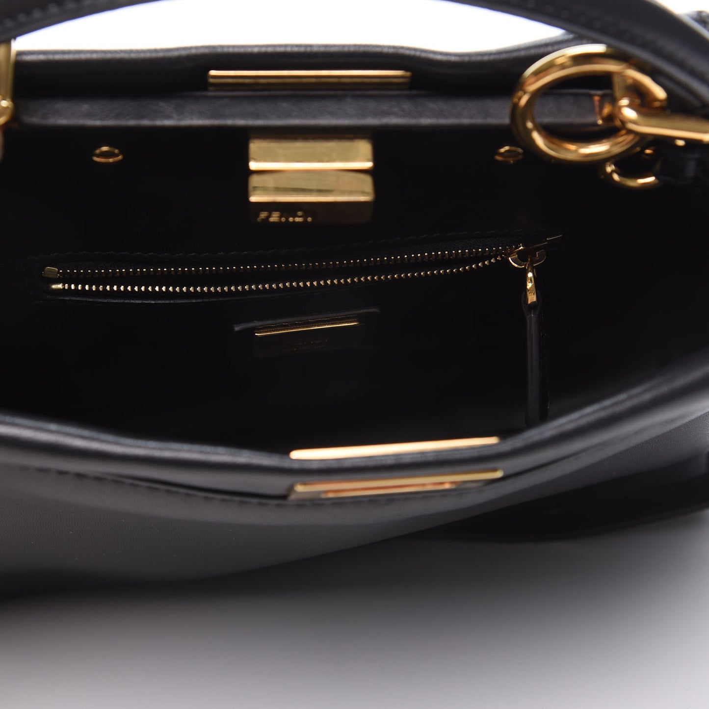Nappa Mini Peekaboo Iconic Satchel Black