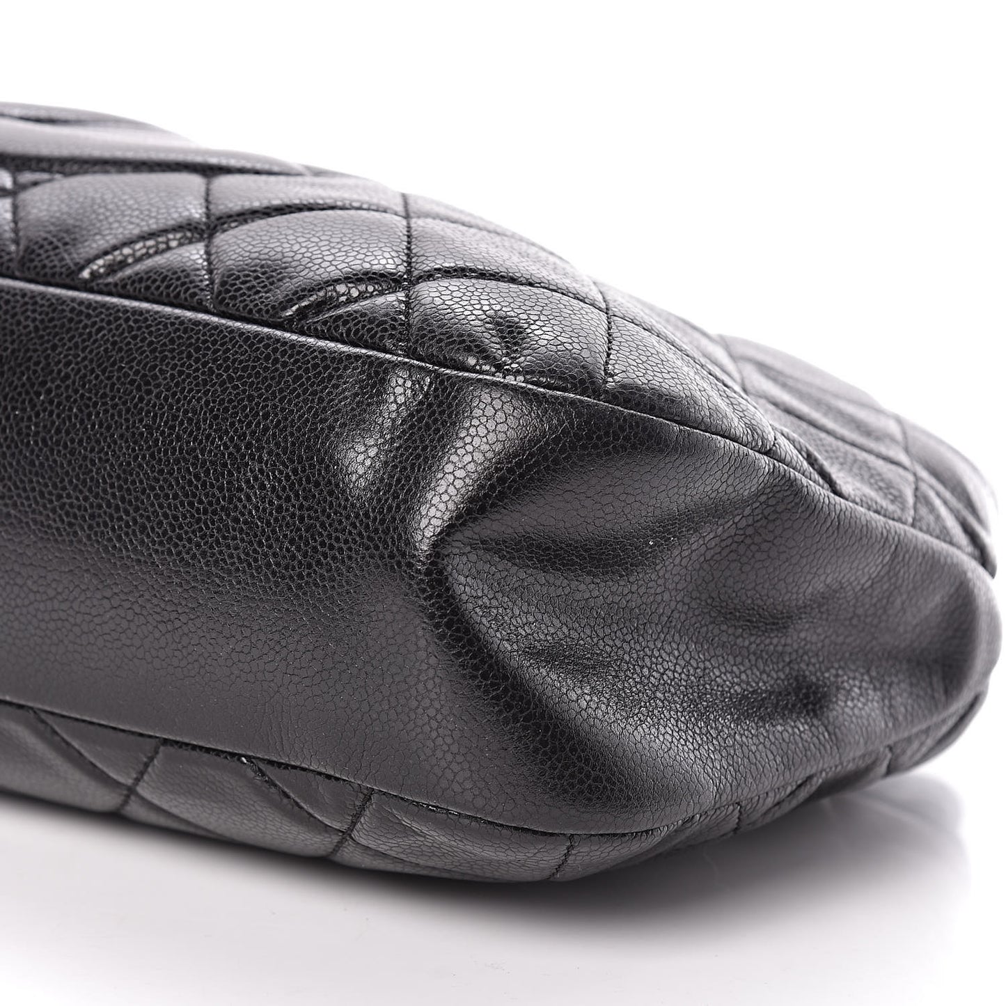 Caviar Quilted Timeless CC Soft Tote Black