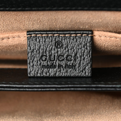 Gucci Calfskin GG Web Small Ophidia Chain Shoulder Bag Black 8 of 11