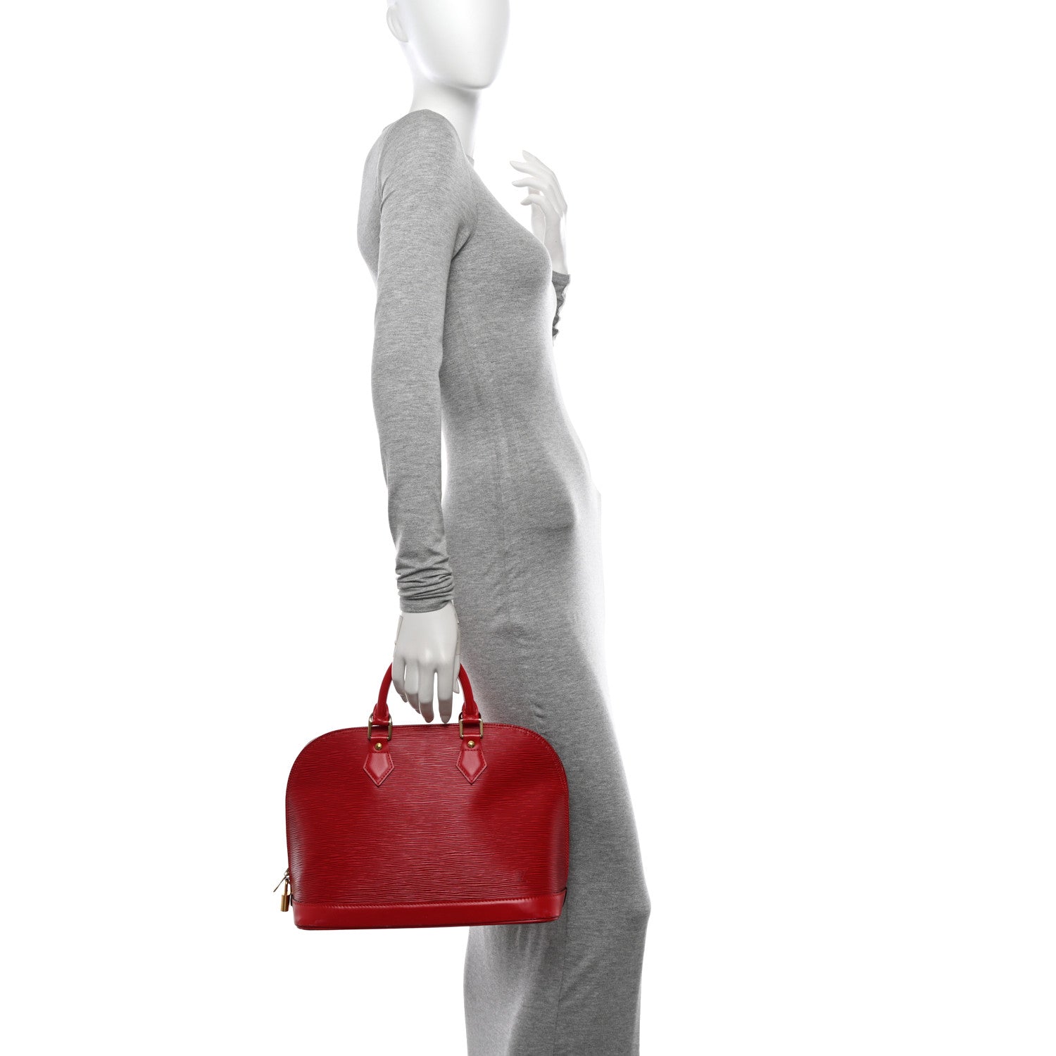 Louis Vuitton Epi Alma PM Castillan Red 2 of 16