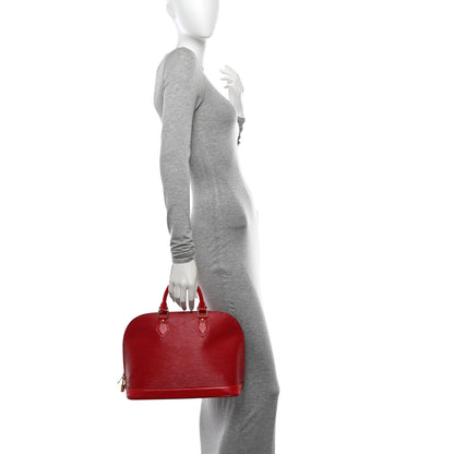 Louis Vuitton Epi Alma PM Castillan Red 2 of 16