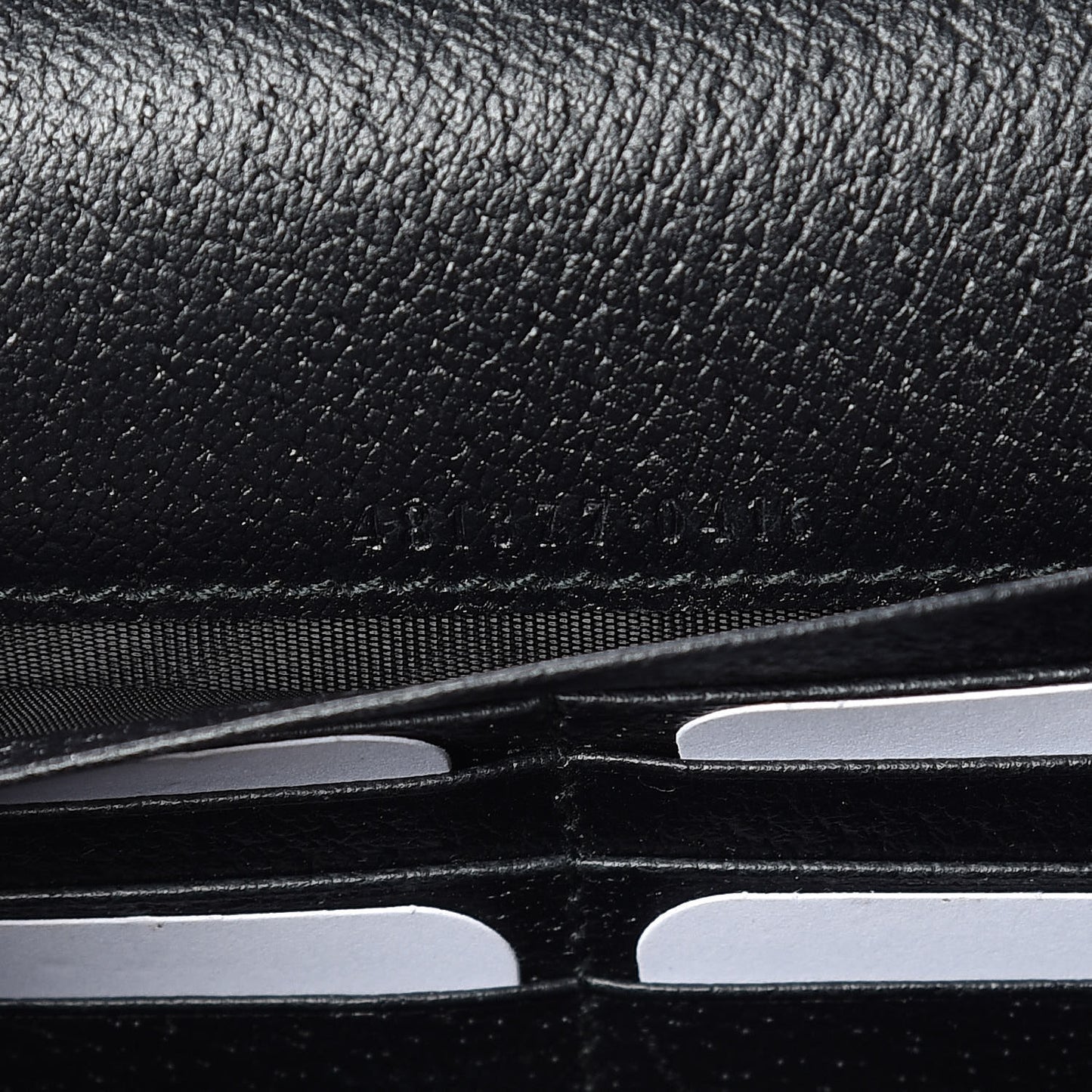 Calfskin Web Mini Dionysus Chain Wallet Black