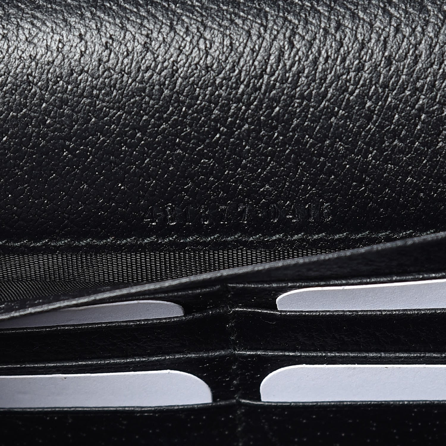 Gucci Calfskin Web Mini Dionysus Chain Wallet Black 7 of 10