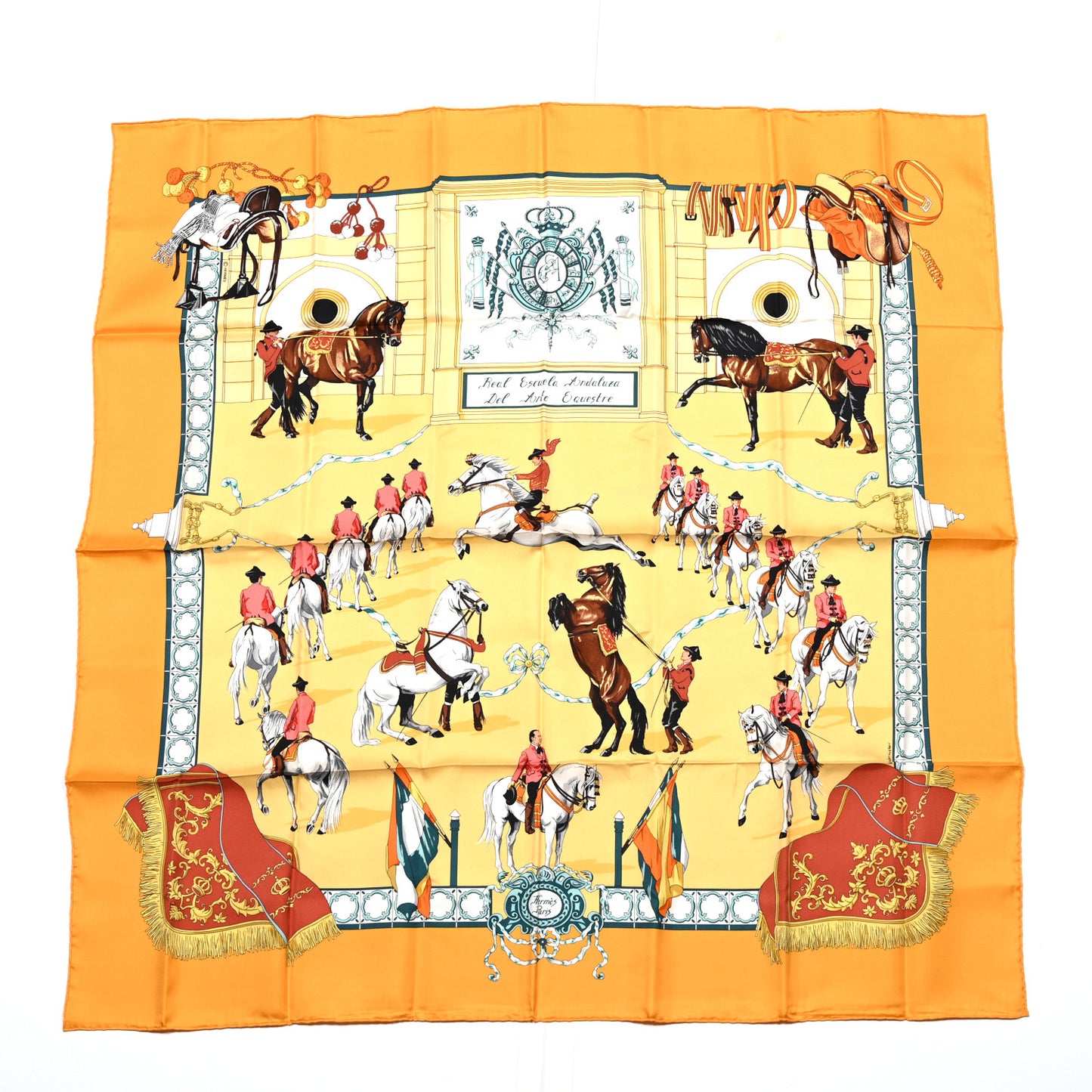 Silk Real Escuela Andaluza Del Arte Ecuestre Scarf 90