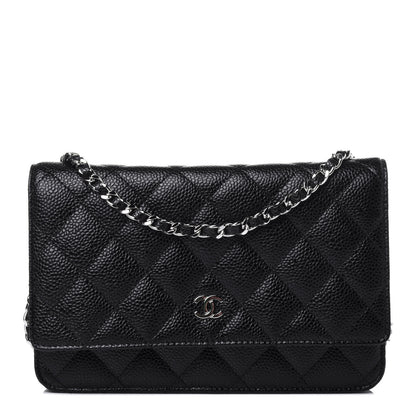 Chanel Caviar Quilted Wallet On Chain WOC Black 1 of 12